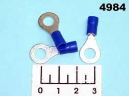 Клемма кольцевая 6мм синяя RV2-6