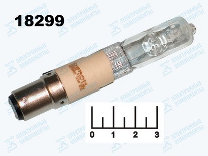 Лампа галогенная 220V 205W B15D 3000K теплый Osram прозрачная (64499)