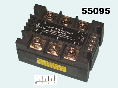 Оптореле трехфазное 90-280VAC 120A/440VAC 3SSR-66(A4)