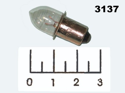 Лампа 4.8V 0.75A P13.5S без резьбы Krypton