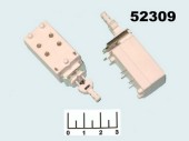 Кнопка с фиксацией ПКН 6 контактов TV5 CGC/ME7/KDC-A14-4 (S1281)