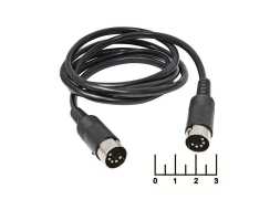 Шнур DIN 5pin-DIN 5pin пластик 1.5м