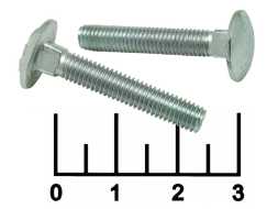 Болт М6*30мм (1 штука) мебельный