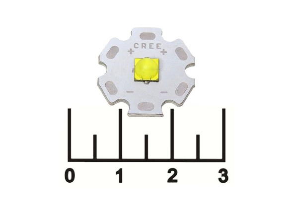 Светодиод LED 10W белый 12V 0.8A 20мм XML Cree 6000K