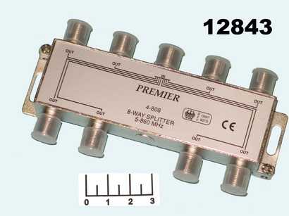 Телевизионный антенный разветвитель 8WAY 5-860 MHz Premier 4-808