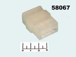 Корпус разъема 6pin в комплекте 6.3мм