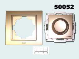 Выключатель-регулятор (диммер) 800W EL-BI Zena титан