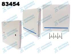 Выключатель 1-клавишный беспроводной белый 433 МГц без приемника