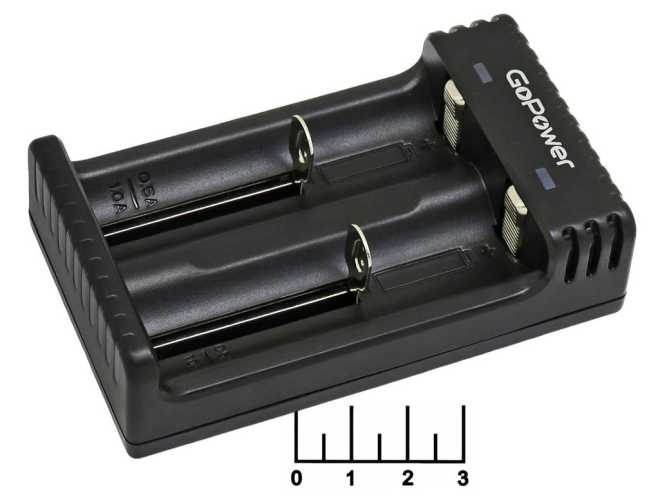 Зарядное устройство 5V 1A 2*18650 GoPower Licharger 4 (micro USB) (AA/AAA/26650/14500)