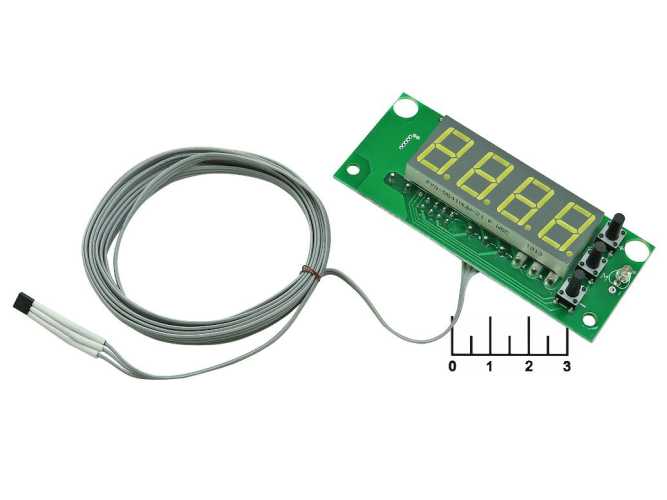Радиоконструктор термореле цифровое встраиваемое с датчиком белый STH0024UW-V3 -55/+125С (DS18B20)