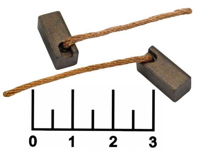 Щетка меднографитовая 6*6*14 (AMTT53138) (2 штуки)