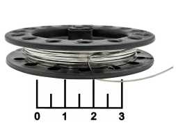 Лента нихромовая 1м (0.8*0.2) 8.4 Ом/м