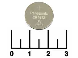 Батарейка CR1612 3V Panasonic Lithium (уценка)