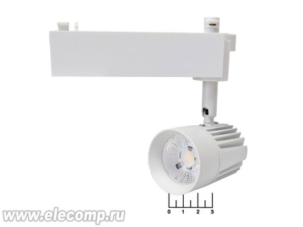 Светильник светодиодный 12W 4000K трековый IP20 LDSK-0-101-12-4000-K01