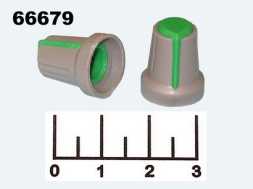 Ручка на вал 5.5мм серо-зеленая RR4817