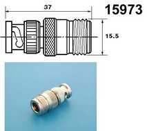 Переходник BNC штекер/N гнездо (052)