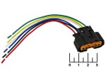 Разъем 6pin гнездо влагозащищенный на проводе 9999900108AS Cargen (AX979)