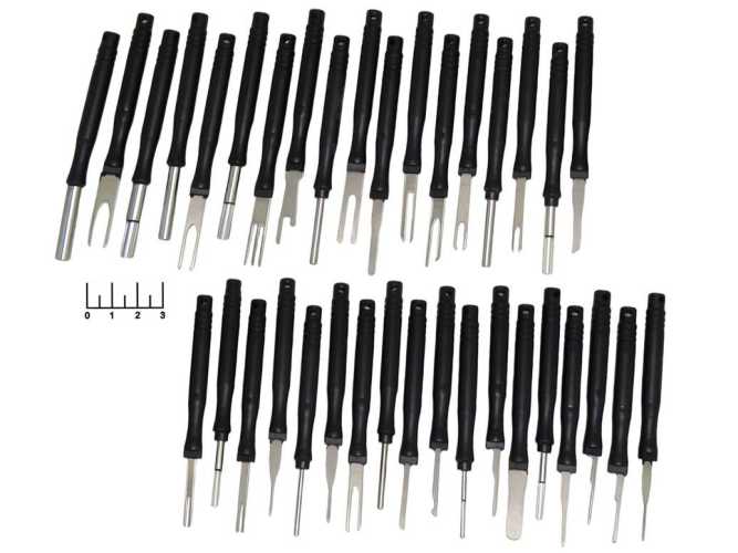 Набор инструмента для демонтажа клемм (36 штук)