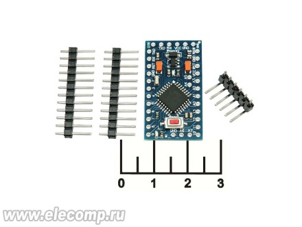 Радиоконструктор Arduino контроллер Pro mini ATMEGA328P
