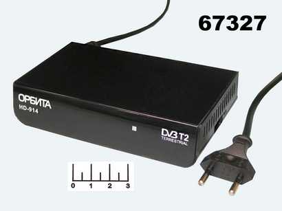 Ресивер цифровой телевизионный DVB-T2 Орбита HD-914 + медиаплеер (ТАУ-5989)