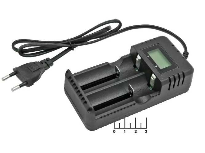 Зарядное устройство для литиевых элементов 4.2V 2.4A 2*18650 HD-8991A/LP-8050 (18650/26650/16340)