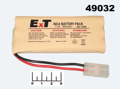 Аккумулятор 7.2V 0.8A Ni-Cd RC-7208 EXT