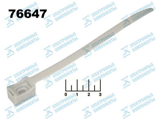 Стяжка 160*32мм серая с держателем