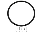 Кольцо уплотнительное резиновое 76*4мм черная (120*4мм)