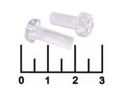 Винт 6*15мм PF6-15T (пласт)