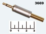 Разъем AUD 3.5 штекер моно металл gold на кабель