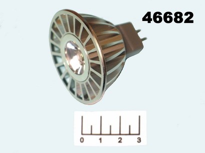 Лампа светодиодная 12V 1W MR16 белая (MS-PT161001-PW)