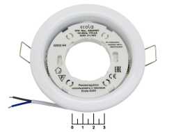 Светильник для лампы GX53 встраиваемый H4 Ecola (38*106) белый FW5310ECB