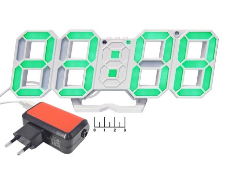 Часы цифровые VST-883-4 ярко-зеленые