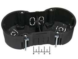 Подрозетник 141/70/45 металлические лапки GE (40023)