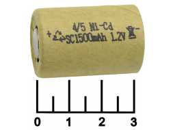 Аккумулятор 1.2V 1.5A Ni-CD (010198M(1.2/1.5/33))