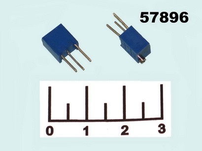 Резистор подстроечный 1 Мом 3266W-1-105 (+117)