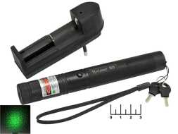 Лазер Диско портативный аккумуляторный зеленый Lazer-303 (1*18650)
