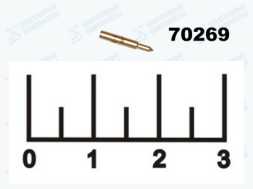 Контакт центральный SMA штекер SMA-C174P