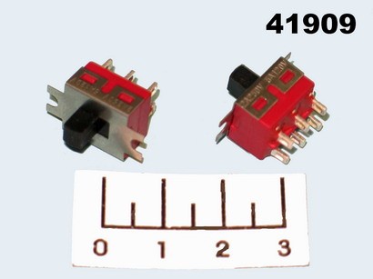 Переключатель движковый 2-х позиционный 6 контактов (5MD1S12BM1QE)