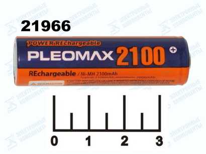 Аккумулятор AA 1.2V 2.1A Pleomax Ni-MH (АА)