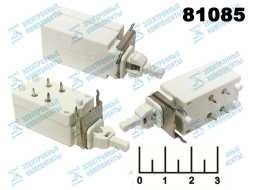 Кнопка с фиксацией ПКН 4 контакта TV01 ME7/KDC-A13-2 (S1098)