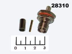Разъем TNC гнездо обжимной RG-58 417A блочный