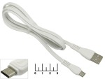 Шнур USB-micro USB B 5pin 1м Hoco X40 (белый)