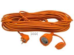 Удлинитель электрический 1/30м с землей Universal УШ-16 (ПВС 3*1) (max-16A)