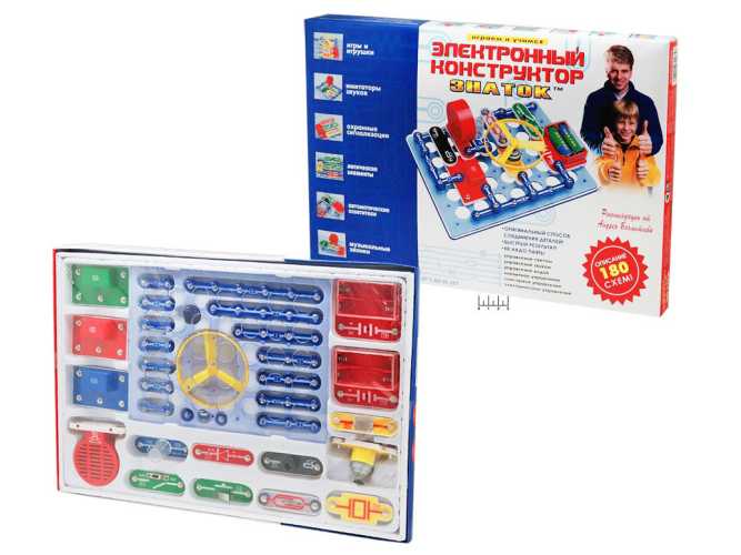 Радиоконструктор &amp;quot;Знаток&amp;quot; набор 180 схем
