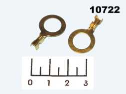 Клемма кольцевая 10мм латунь DJ431-10A-D