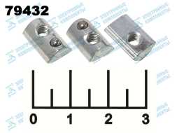 Сухарь пазовый 12.5мм М4 ПАЗ-6 с фиксатором