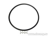 Кольцо уплотнительное резиновое 126*4мм черное (198*4мм)