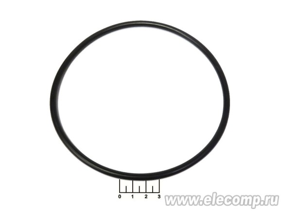 Кольцо уплотнительное резиновое 126*4мм черное (198*4мм)