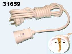 Удлинитель электрический 1/3м с землей Makel (max-16A) (10005)